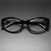 Handmade Cat Eyes Acetate Glasses Frame Men High Quality Eyeglasses Frame Women Retro Brand Designer Luxury Brand Eyewear