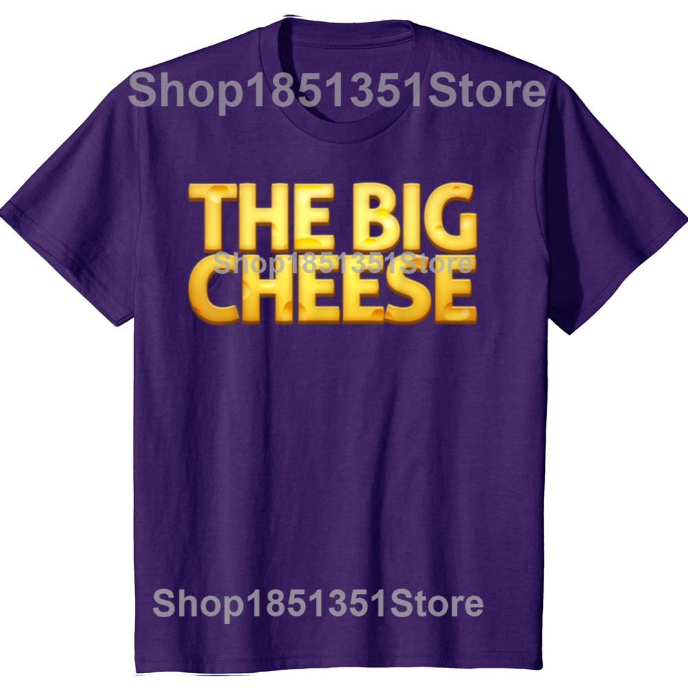 The Big Cheese Funny Birthday Gift For Vegan Fiend Graphic Tshirts Men Womens Fashion Casual Cotton Loose Oversized T Shirt