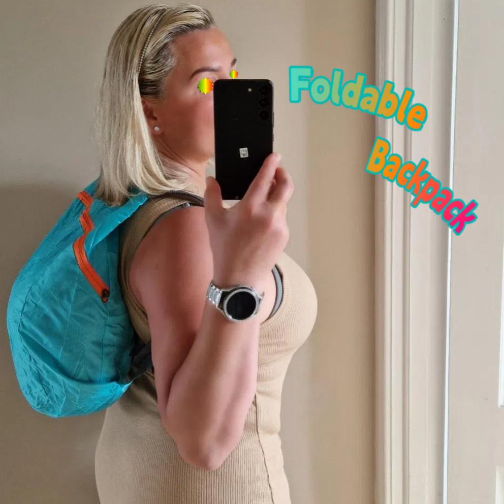 Lightweight, Stylish, and Foldable Backpack – a Lightweight and Waterproof Student Bag, Perfect for Travel, Hiking, and Sports