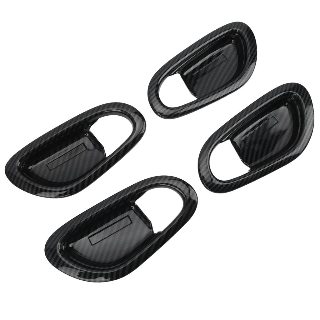 Kryt misky ťahadla vnútornej kľučky dverí v štýle karbónových vlákien vhodný pre Nissan Navara Frontier NP300