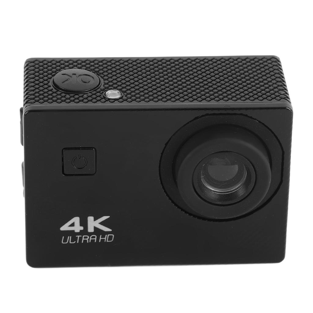 Cycling Video Camera 4K HD Rain Proof Wide Angle Electronic Stabilization Wearable Cycling Camera with 2.0 Inch Screen