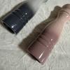 2pcs Pepper Grinder Set, Macaron Pink Gradient Design