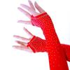 Trendy Rhinestone Fingerless Gloves for Summer Festivals and Dance Performances