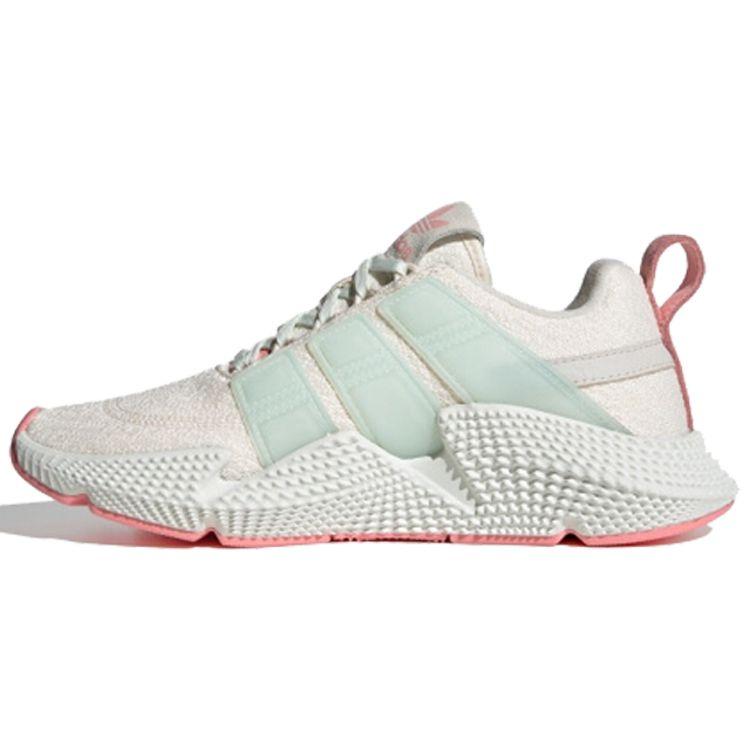 Adidas Originals Prophere V2 Fabric Fresh Trendy Slip Resistant Durable Lightweight Low Top Lifestyle Casual Shoes Women Sneaker Green Pink FW5357