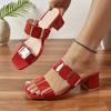 New Shoes for Women Fashion Summer High Heels Sandals Sexy Comfortable Women Sandals Female Outdoor Designer Shoes for Women