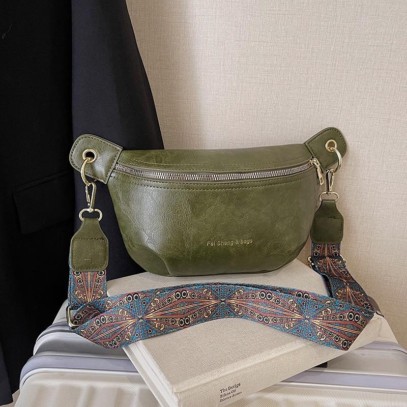 Simple and Versatile Chest Bag for Women Large-capacity Single-shoulder Crossbody Bag for Women