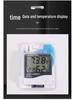HTC-2 Digital Thermohygrometer: Indoor Temperature & Humidity Monitor with Alarm Clock & Date Display