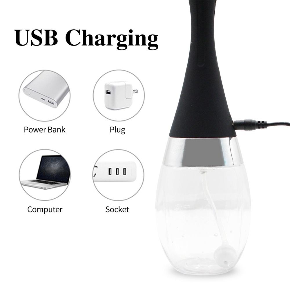 Fully Automatic Enema Cleaning Container, Vagina and Anal Cleaner Douche, Bulb Design Silicone Health Tool Sex Toy for Woman and Man