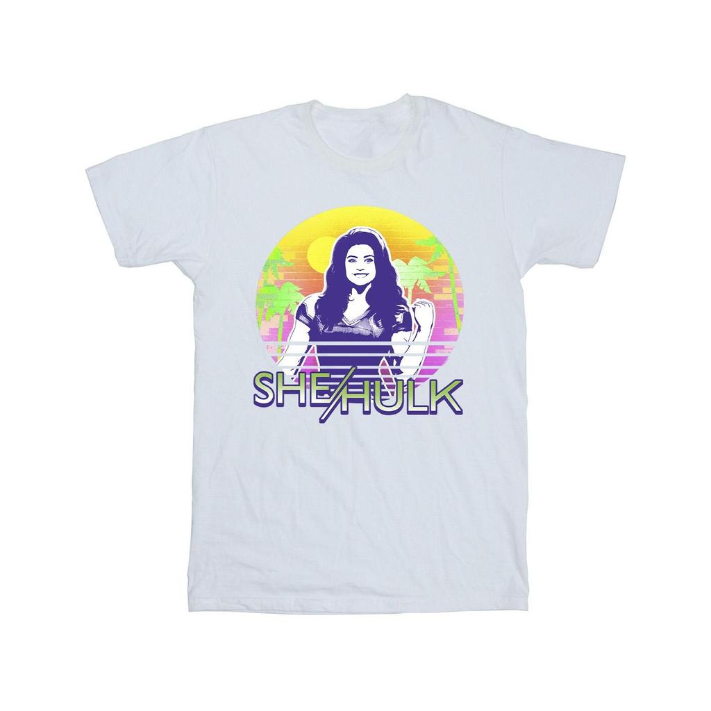 Marvel Mens She-Hulk: Attorney At Law Sunset Smile T-Shirt