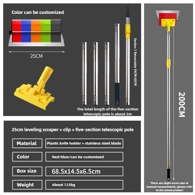 Stainless Steel Putty Leveling Scraper Scraping Putty Leveling Tool Box Wall Scraping And Plastering Tools