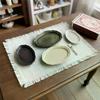 Miniature Retro Oval Metal Dish 1:12 Scale - Simulation Kitchen Steak Plate for Dollhouse Miniature Accessories