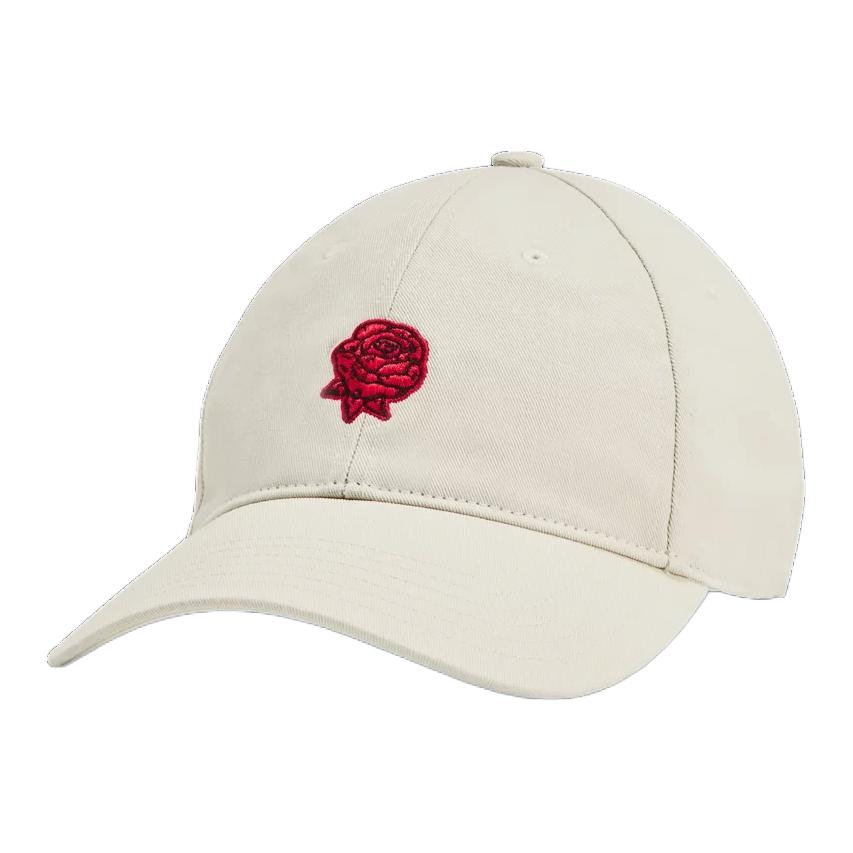 Under Armour Brand Logo Cotton Baseball Caps Unisex Beige 1383447-110 F