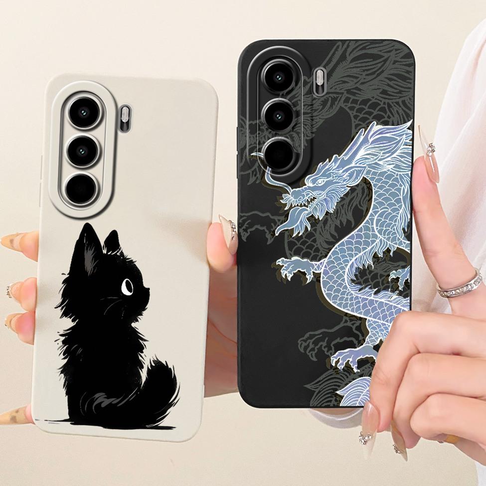 Casing For ITEL Power 70 5G Cover Fashion Cartoon Cute Funny Painted Silicone Phone Case For ITEL P673L