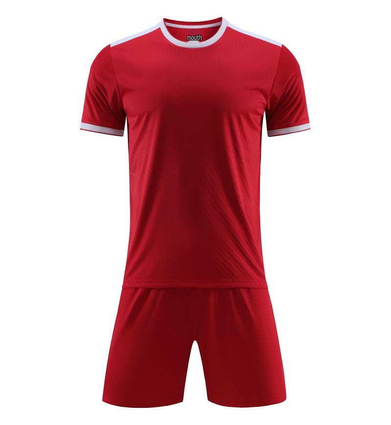 

Custom Football Kit Set: Breathable Milk Silk Mesh for Adults & Children with Logo 2XS