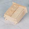 Antique 4 Drawer Miniature Chestnut Cabinet Accurate 1/12 Dollhouses Furniture For Realistic Bedroom Decors And Organizing