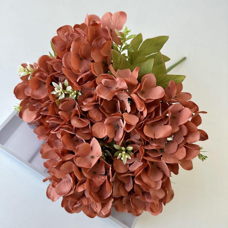 Decorazione Sfera Ortensia Artificiale Matrimonio Hotel Percorso Materiale Floreale Tessuto Per Uso Domestico ed Eventi