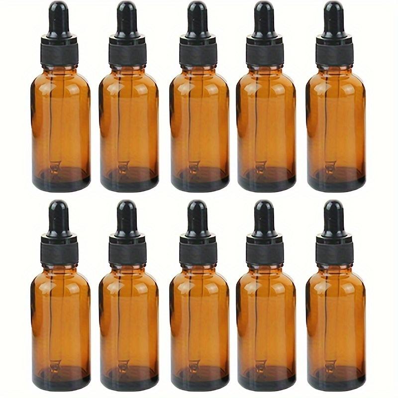 5/10/20 Stück + 4 Zubehörteile: 30 ml nachfüllbare Tropfflasche aus Glas, 2 Trichter, 2 Pipetten, für ätherische Öle und Parfüme.