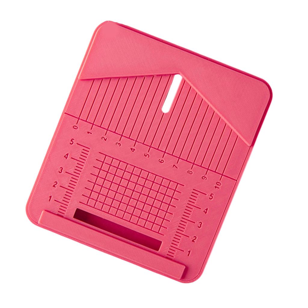 Praktische staubdichte Schreibtischunterlagen für präzises Lochen in weichem Ton, Ohrring-Zubehör-Projekte, Zubehör