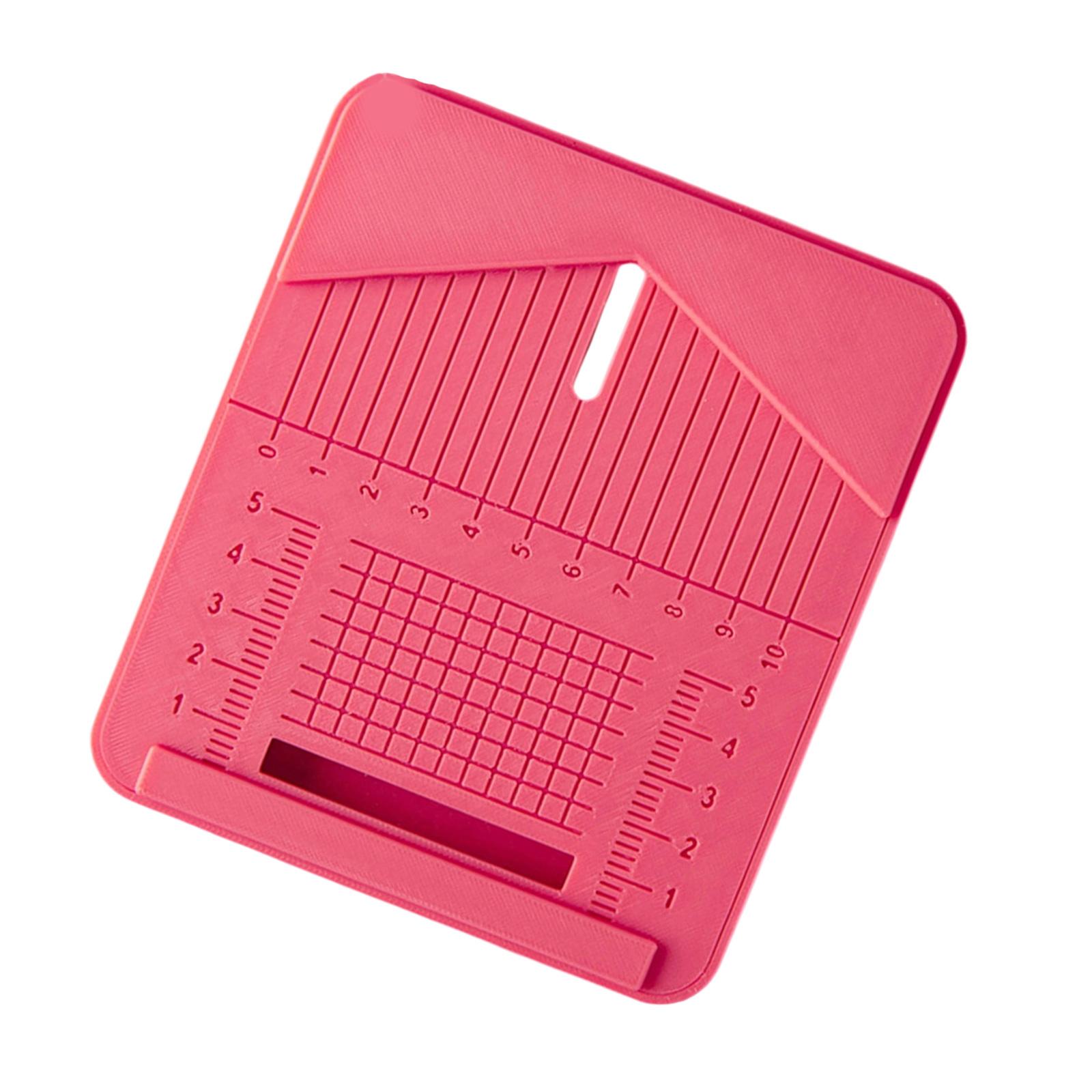 

Практичные пыленепроницаемые настольные протекторы для точной пробивки отверстий в проектах из мягкой глины для серег и других аксессуаров розовый