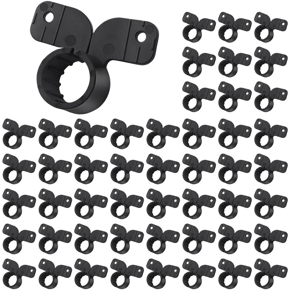 50 Pack Heavy Duty Plastic Pipe Clamp For PEX CPVC Copper Piping 1/2 3/4Inch FOR IDEAL For Water Supply And Heating Systems