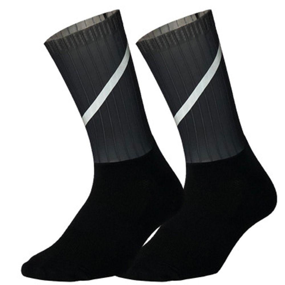 1 Pair Sweat-absorbent Sports Socks Reflective Mid Tank Sports Socks Cycling Socks  Racing