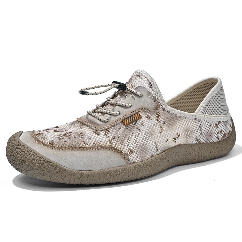 

38-46 Men s Plus Size Fashionable Outdoor Casual Shoes River Tracing Shoes Beach Sandals 46 песочный