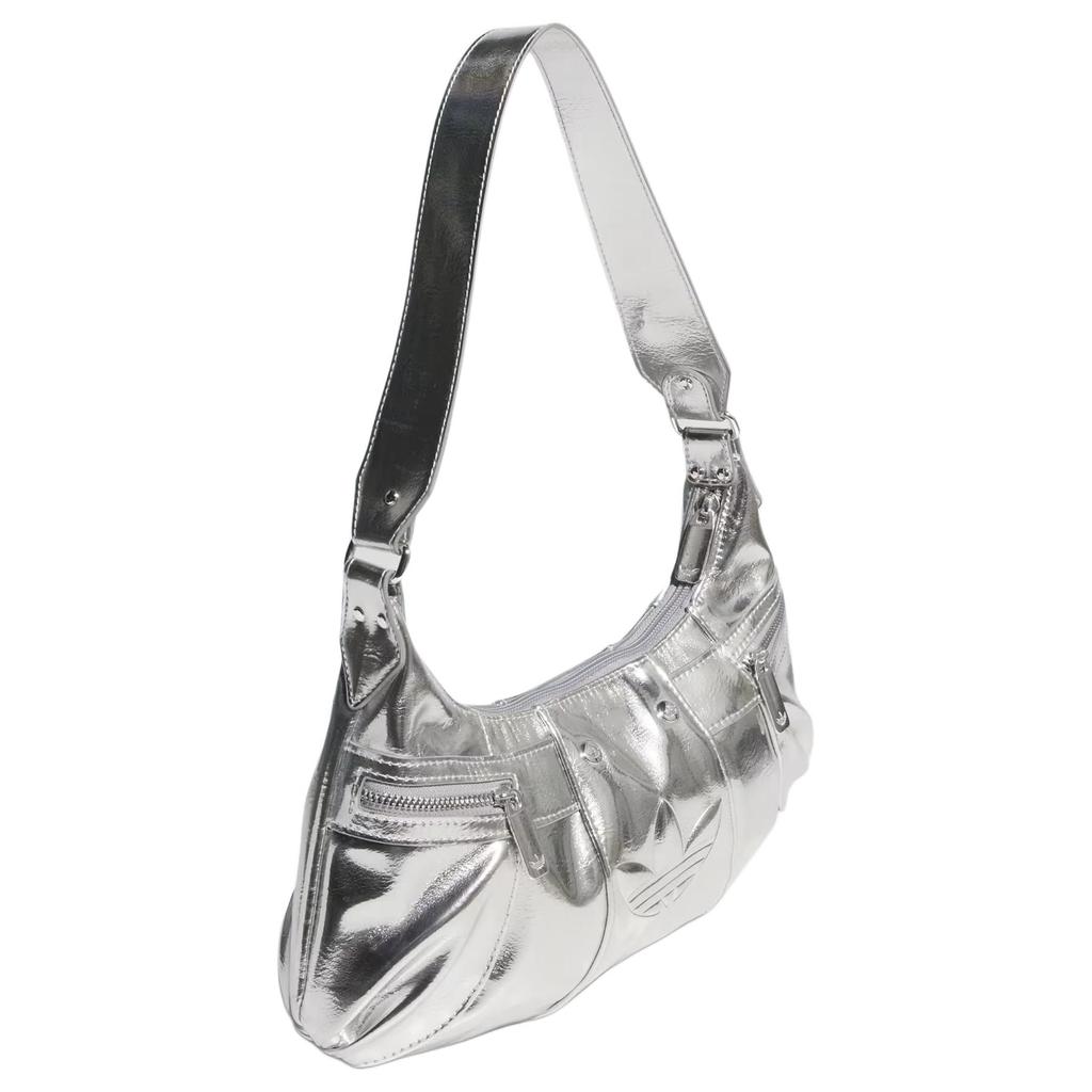 Adidas Originals Pu Handbag, Shoulder Bag Women's Silver KC2771