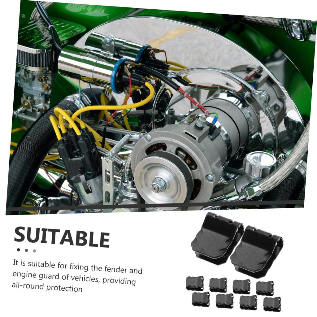 LIFKOME 10pcs Fender Buckle Trailer Wire Clips Wire Retainer Car Clip Fastener Car Door