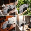 Chinese Style Silk Hand Fan Ink Wash Painting Dance Fan Elegant Retro Fan  Hanfu Cheongsam
