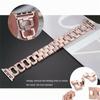 Luxury Metal Diamond Bracelet for Apple Watch Band 49 44 41 42mm for Iwatch 8 7 SE 6 5 4 3 38 45 40mm Stainless Steel Strap Smartwatch Accessories