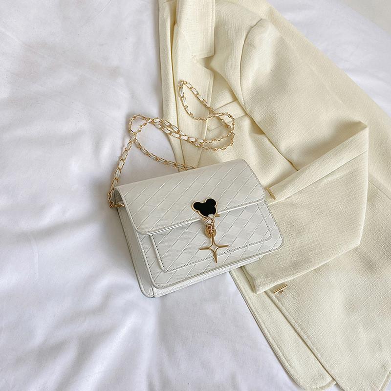 Stylish Pu Shoulder Bag For Women Trendy Casual Street Fashion Crossbody Bag 2023 белый