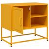 TV Stand Mustard Yellow 68 X 39 X 60.5 Cm Steel