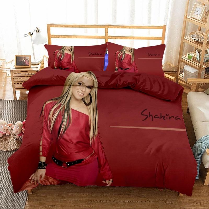 Singer Shakira Bedding Sets Exquisite Bed Supplies Set Duvet Cover Comforter Set Bedding Set Luxury Birthday Gift Home Textiles