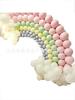 Macaron Balloon Rainbow Arch, Opening Baby Birthday Decoration Balloon Wedding Balloon Scene Arrangement