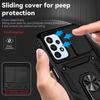 Armor Shockproof Phone Case For Samsung Galaxy A23 A33 A53 A73 A13 A32 A52 A72 5G Slide Window Camera Lens Protection Back Cover