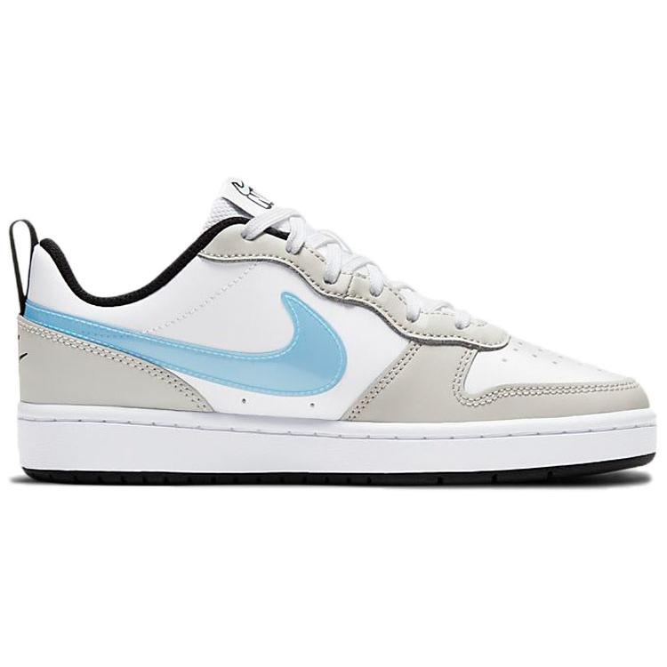 New Nike Court Borough Low 2 'Blue Brown White' GS CW1624-100