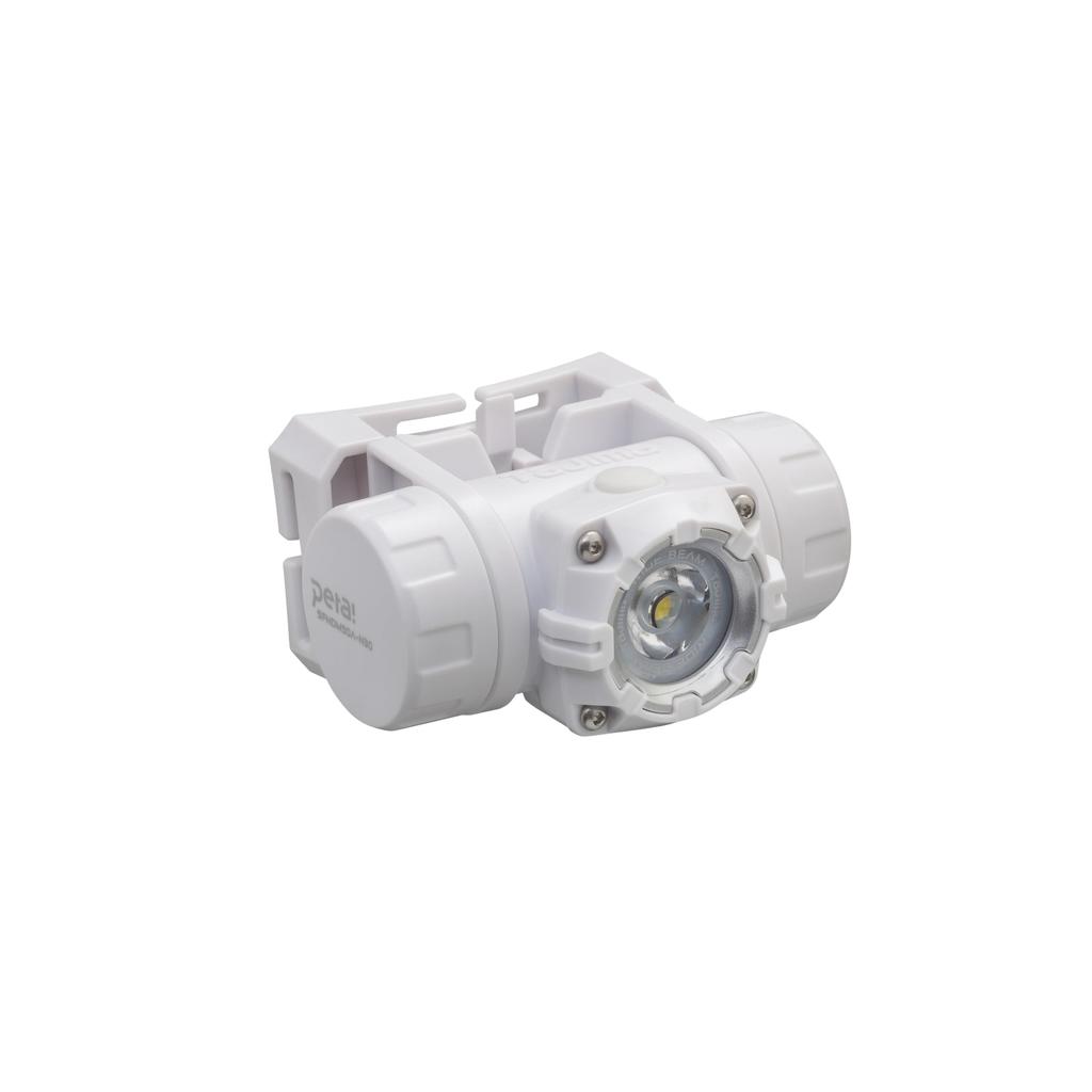 Tajima Safe Headlamp Large Beam Rechargeable White Compatible with all types of Safe Helmets and Safe Compact and Integrated Power Powerful Magnet for