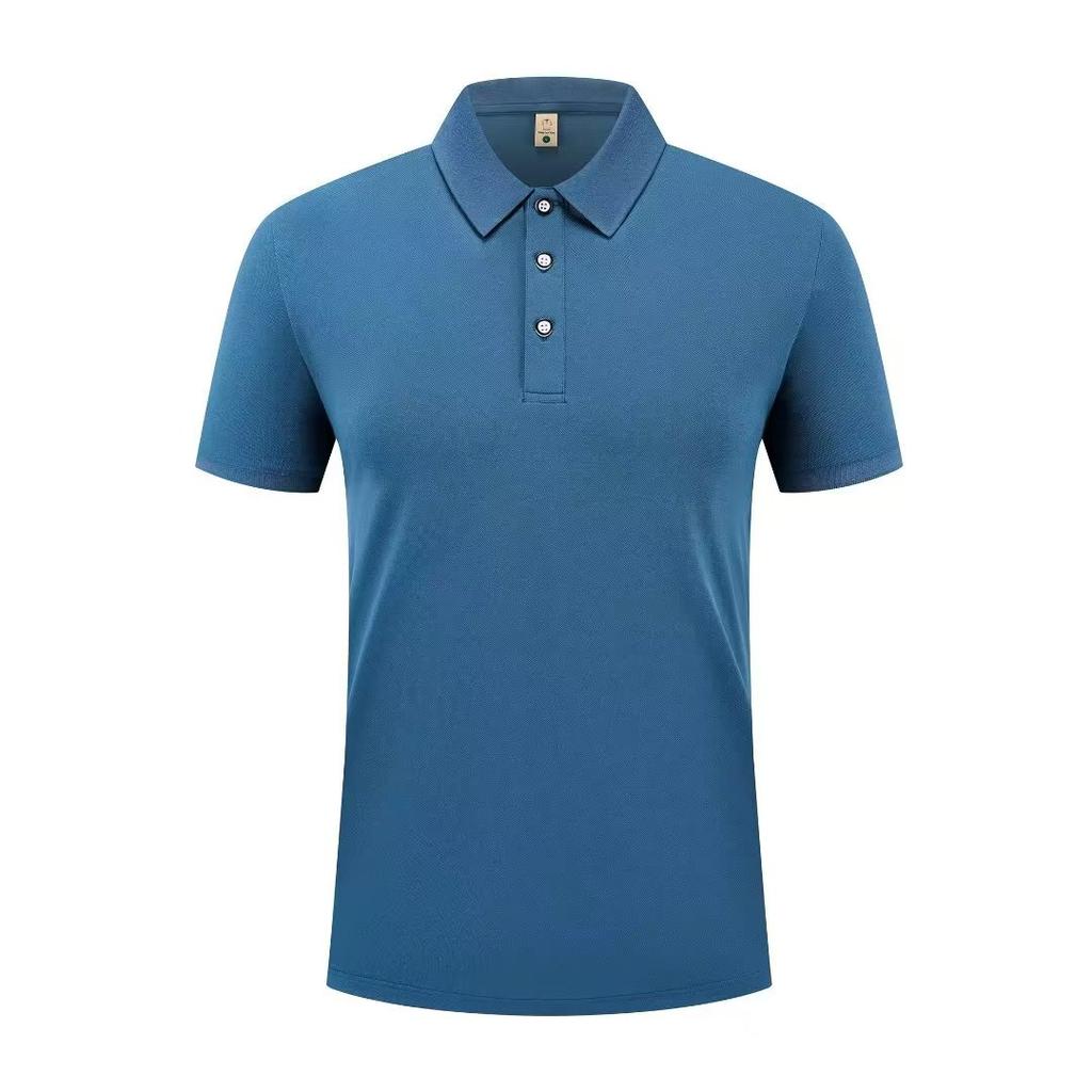 2026 Summer New Men's Fashion Casual Breathable Comfortable Polo Shirt Solid Color High Quality Short Sleeve T-shirt