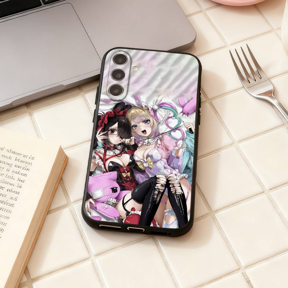 Anime NEEDY G-GIRL OVERDOSES Handyhülle für Samsung Galaxy A73, A72, A71, A70, A53, A52, A51, Andere Weiche Schwarze Hülle