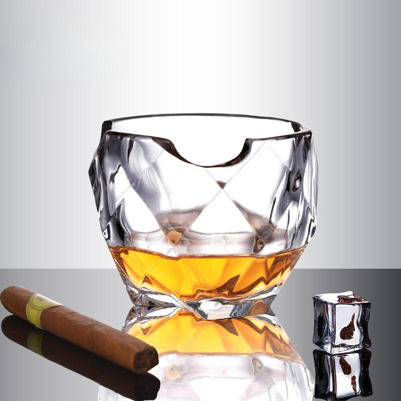Whiskey Glass Cigar Holder Home Glass Bar Beer Glass Wine Glass High End Business Wine Glasses