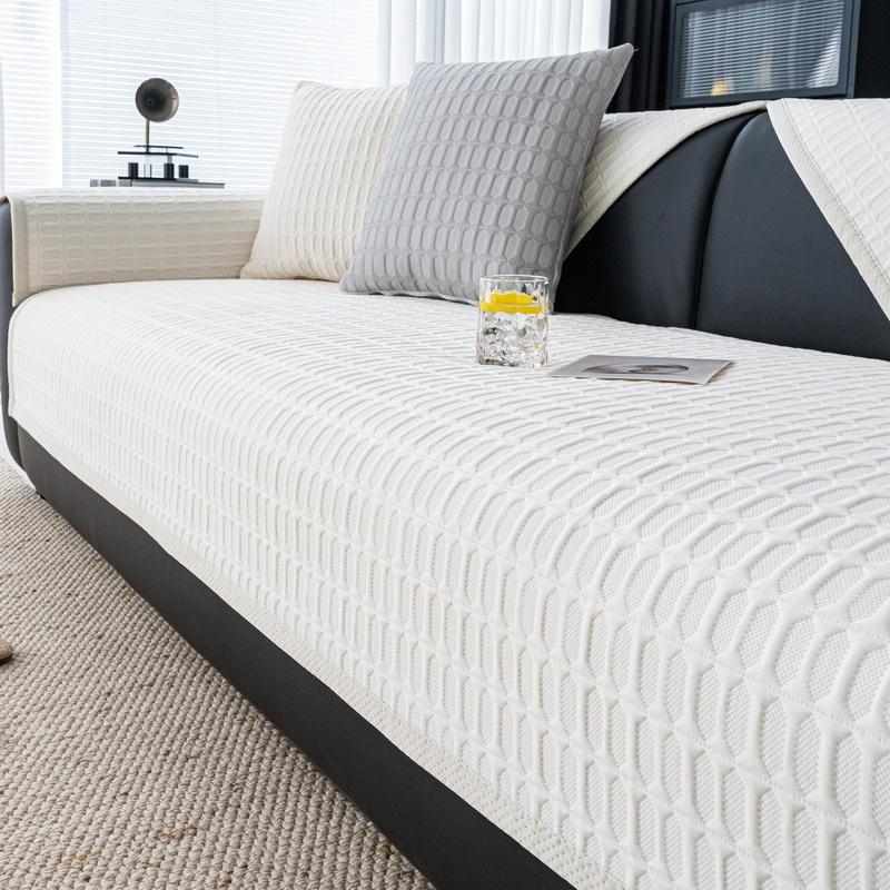 Ice Silk Sofa Cover Summer Universal Non-Slip Sofa Mat Cool Feeling Cushion Sofa Towel Couch Slipcovers For Living Room Home