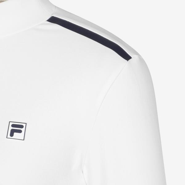 Fila Tennis Mock Neck Long Sleeve Tee