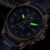 LIGE Men Quartz Wristwatch Gentleman Business Men Watches Leather Strap Watch for Men Luminous Chronograph Date 24 Hours Clock
