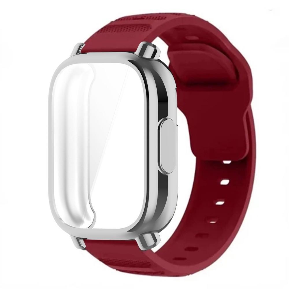 Breathable Silicone Strap+TPU Screen Protector For Redmi Watch 5 Active Band Soft Case For Redmi Watch 5 Lite Sports Band Correa