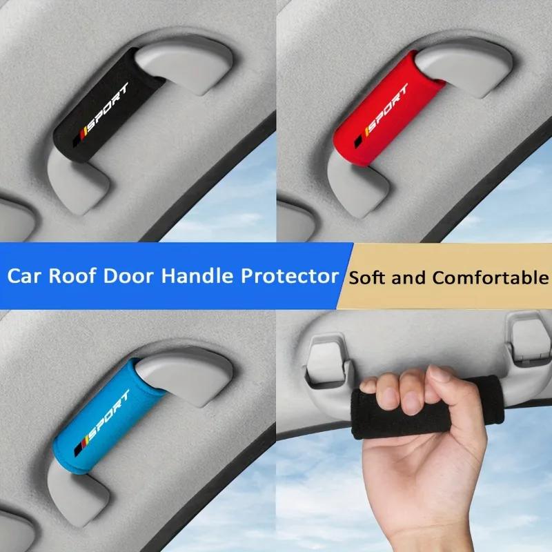 1 peça Protetor de Maçaneta de Porta de Teto de Carro de Pelúcia, Capa de Apoio de Braço de Carro, Adequado para Uso em Veículos, Pode Ser Combinado Livremente para Decorar Seu Carro