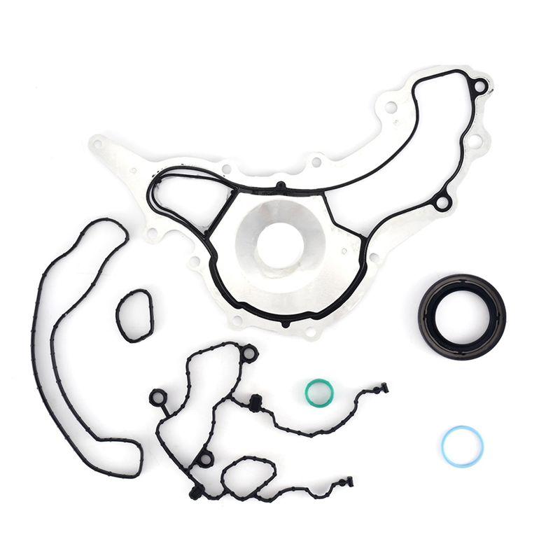 Excellent-68078554AD 854.010 Engine Timing Cover Gasket Set Crankcase Gasket Kit For Jeep Grand Cherokee 3.0 3.6L