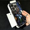 A-Alien Vs P-Predator Plating Phone Case For Xiaomi Poco X5 X6 X7 X8 Pro Max F8 Ultra F7 M8 M7 M5S Redmi 15C 15 14C 13C 13 X3 12