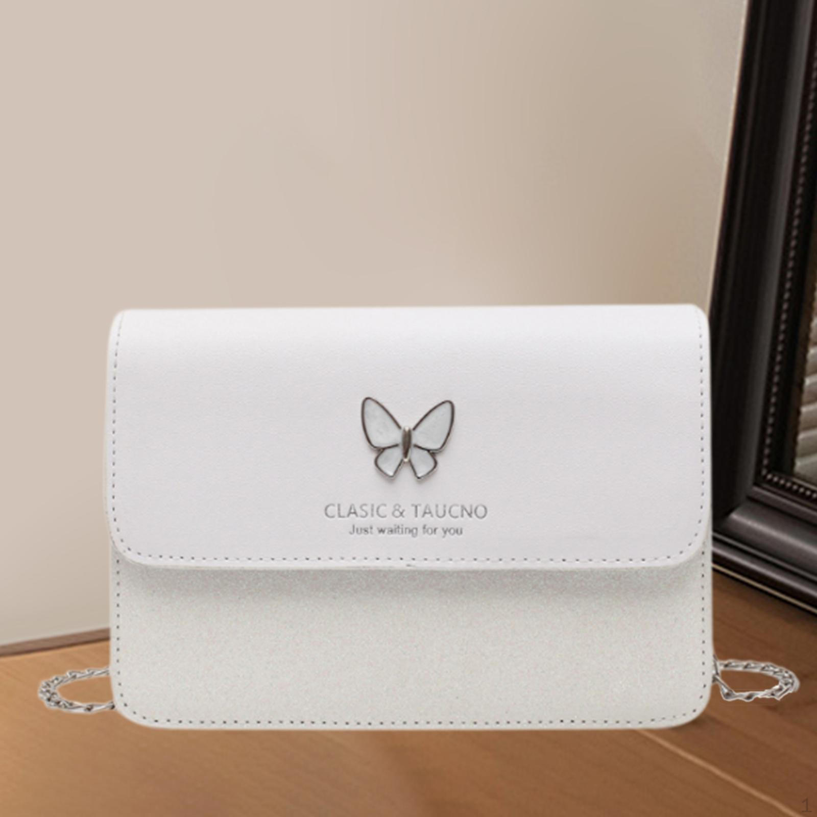 

Women Crossbody Bag Fashion Pouch Casual Shoulder for Travel Work Summer White