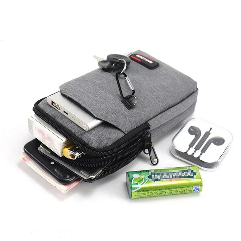 Riñonera Impermeable Bolso Capa Única/Doble Exterior Militar Cintura Fanny Pack Hombres Bolsillo para Teléfono Camping Caza Bolsa Táctica