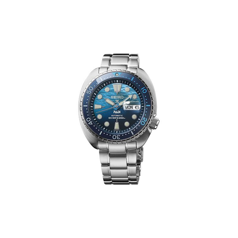 

SEIKO Prospex Limited Co-branded PADI Cooperation Turtle Model Waterproof - Automatic/Manual Mechanical Movement Silicone Steel Strap Men s W SRPK01K1
